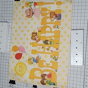 Vintage -‎ Be Happy Poster 1972 Springbok Editions